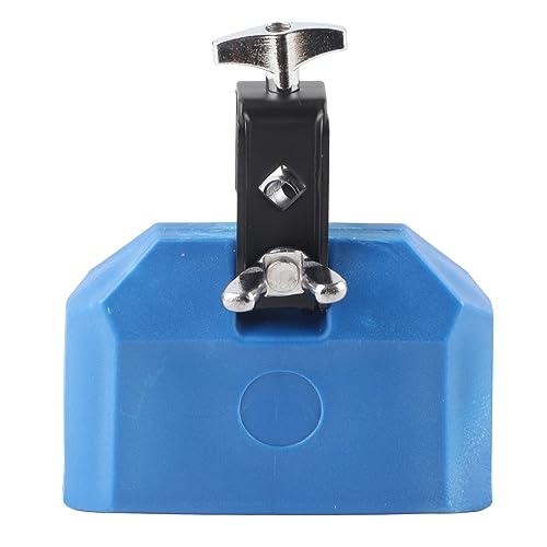 CHICIRIS Percussion Cowbell Langable Plastik Einstellbarer Schraubenstock -Stick -Kit für Trommelbegeisterte und Schulungstraining (Blue) von CHICIRIS