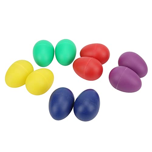 CHICIRIS Plastik -Eierschüttler Set, 10pcs Mini Farbenfrohe Musikalische Eier für Rhythmusausbildung und Frühe Bildung CHICIRIS Plastik -Eierschüttler Set, 10pcs Mini Farbenfrohe Musikalische Eier für Rhythmusausbildung und Frühe Bildung von CHICIRIS