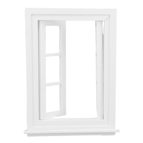 CHICIRIS Puppenhausfenster, 1:12 Miniaturfenster für Puppenhauszubehör, Hochwertige Basswood -PVC -Teile CHICIRIS Puppenhausfenster, 1:12 Miniaturfenster für Puppenhauszubehör, Hochwertige Basswood -PVC -Teile von CHICIRIS