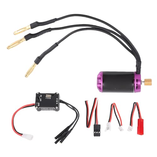 CHICIRIS RC -Auto Bürstenloser ESC Motor Set Ersatz für SCX24 1/18 1/24 1/28 RC BISSLEITEN 25A ESC 1224 4500KV Motor Kit CHICIRIS RC -Auto Bürstenloser ESC Motor Set Ersatz für SCX24 1/18 1/24 1/28 RC BISSLEITEN 25A ESC 1224 4500KV Motor Kit von CHICIRIS
