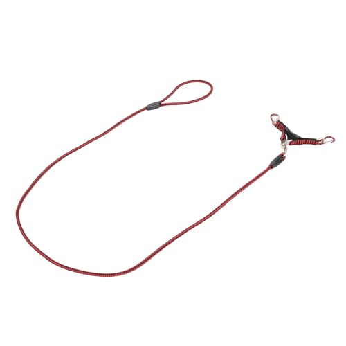 CHICIRIS RC -Auto -Nylon -Traktionsseil, Windenrückgewinnungsgurt, Metallhaken, Kompatibel mit SCX10, Dekoratives Detail, Abriebsicherung, Anti -Aging, für 1: 5 1: 8 1:10 RC -Auto mit (Rot) von CHICIRIS