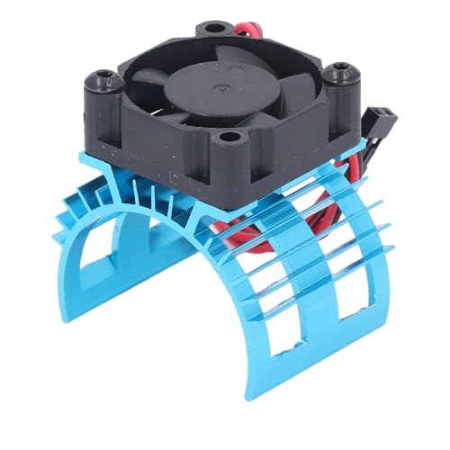 CHICIRIS RC -Autoventilator, Motorkühlventilator Aluminium -Legierung Kühlkörper für 540 550 3650 3660 3665 Größe Gebürsteter Bürstenloser Motoren (Blue) von CHICIRIS
