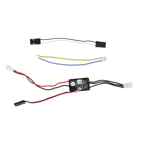 CHICIRIS RC Car Bürstenloser ESC, Geeignet für 1224 1621 1806 Outrunner, 25A 2 Bis 3S -Controller, Regendicht für 1/24 1/18 1/16 Rennwagen, IP67 Bewertet, mit Kunststoff, Kupfermaterial CHICIRIS RC Car Bürstenloser ESC, Geeignet für 1224 1621 1806 Outrunner, 25A 2 Bis 3S -Controller, Regendicht für 1/24 1/18 1/16 Rennwagen, IP67 Bewertet, mit Kunststoff, Kupfermaterial von CHICIRIS