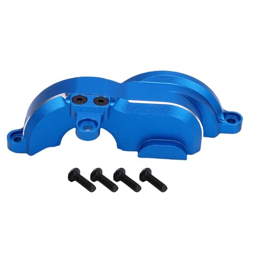 CHICIRIS RC Car Gear Deckabdeckung Schützender Aluminium -Legierungs -Getriebe -Deckungsabdeckung Ersatz für 4 TEC -Drift 1/10 RC -Auto, Impact und Trümmerschutz, Schnellinstallation, (Blue) von CHICIRIS