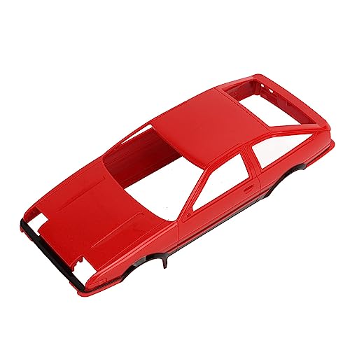 CHICIRIS RC-Car-Karosserieschale, Hohe Elastizität, Starke Schlagfestigkeit, 1:18 RC-Car-Shell-Kunststoff Zum Austausch (Rot) von CHICIRIS