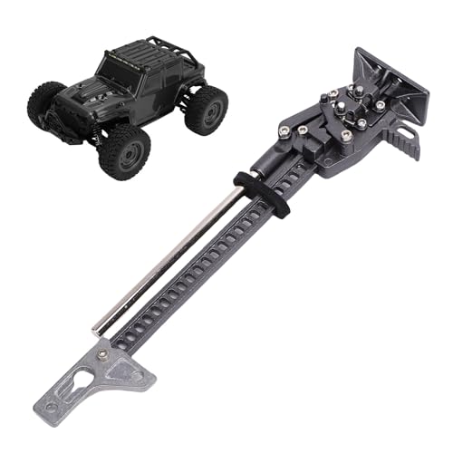 CHICIRIS RC Metal Slideable Jack Tool Hebelbuch, 1/10 Skala Aluminiumlegierung Drop Proof RC Crawler Car Hifting Jack (Ti-Farbe) von CHICIRIS
