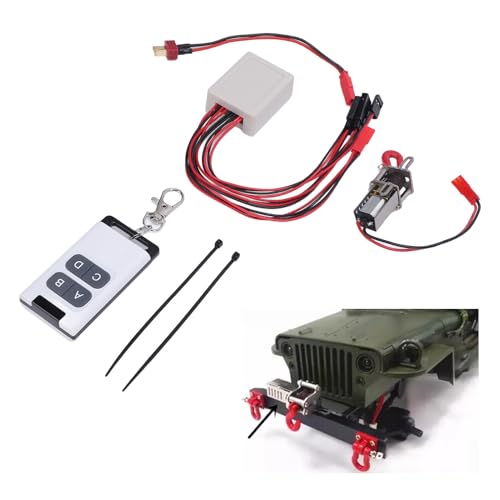 CHICIRIS RC Winch Controller Kit, JST Female Connector RC Metal Winch mit Fernbedienung für WPL C14 C24 C34 1/12 1/16 1/18 1/24 Upgrade -Teil CHICIRIS RC Winch Controller Kit, JST Female Connector RC Metal Winch mit Fernbedienung für WPL C14 C24 C34 1/12 1/16 1/18 1/24 Upgrade -Teil von CHICIRIS