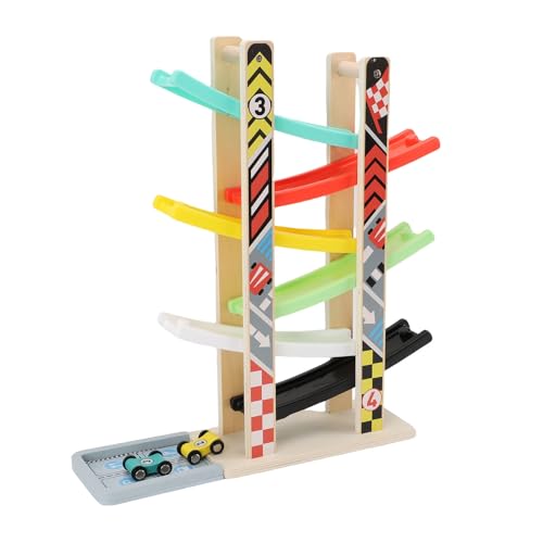 CHICIRIS Race Car Ramp Toys 6 Ramps Parkplatz Bildung Holzmotor Skills Spielzeug für Kleinkinder mit Leuchtenden Farben CHICIRIS Race Car Ramp Toys 6 Ramps Parkplatz Bildung Holzmotor Skills Spielzeug für Kleinkinder mit Leuchtenden Farben von CHICIRIS