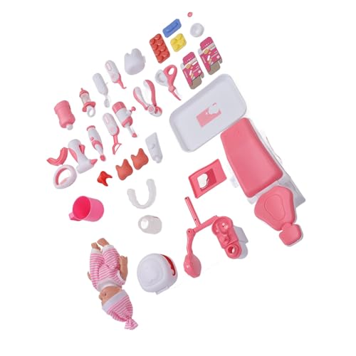 CHICIRIS Realistisches Zahnarztspielzeug, Musik und Lichtspiel mit Zahnen Accessoires Tun Kit -Spielzeug für vor, Fördern das Fantasievolle Spiel und Lernen, Sichere und Langlebige Materialien, von CHICIRIS