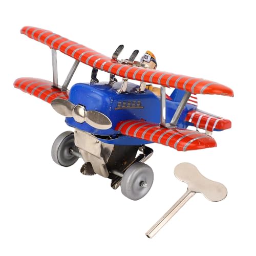 CHICIRIS Retro -Flugzeugspielzeug, Wind -up -Flugzeug Somersault Vintage Metal Iron Aircraft Model, für Wohnkultur, Weihnachtsverzierung, Geburtstagsgeschenk, Sicheres Spiel, Haltbares CHICIRIS Retro -Flugzeugspielzeug, Wind -up -Flugzeug Somersault Vintage Metal Iron Aircraft Model, für Wohnkultur, Weihnachtsverzierung, Geburtstagsgeschenk, Sicheres Spiel, Haltbares von CHICIRIS