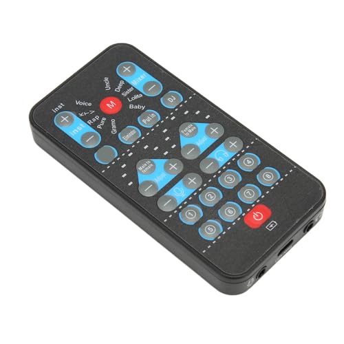 CHICIRIS Sound Card Voice Changer mit Mehreren Soundeffekten für Mobiltelefone Computer, Ideal für Online -Spiele [Schwarz] von CHICIRIS