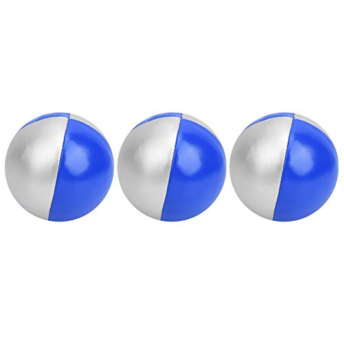 Tragbarer Jonglier -Startball für Innensportarten, 3 Lichtstücke für Freizeitunterhaltung, Tränenresistent (blau/Silber) von CHICIRIS