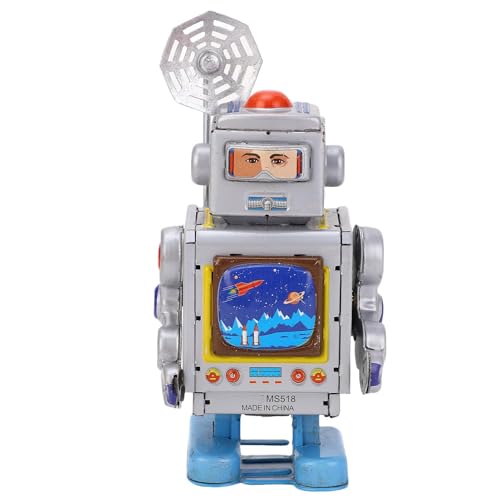 CHICIRIS Winden Sie Vintage -Roboter, Retro Clockwork -Blechspielzeug für Dekoration, Sammlung, Geschenke, Eisen CHICIRIS Winden Sie Vintage -Roboter, Retro Clockwork -Blechspielzeug für Dekoration, Sammlung, Geschenke, Eisen von CHICIRIS