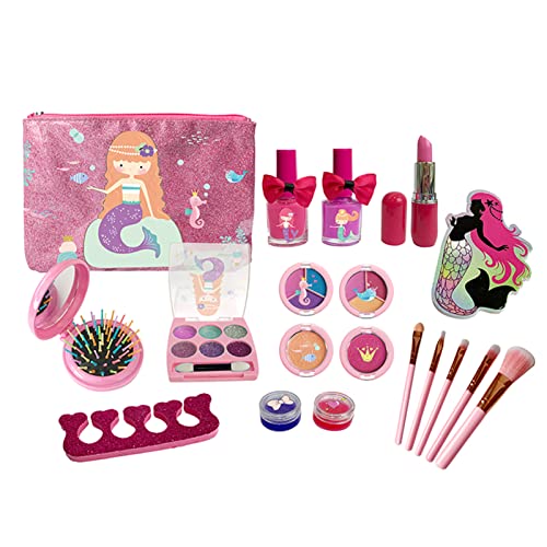 Make-up-Set für Kinder, Spielzeug, kleine Mädchen, Make-up-Set, waschbar, Kosmetik, Schönheit, Make-up, Set Toddler, Kinder, Geschenk zum Geburtstag zu Weihnachten (Typ 1) (Typ 3) von CHICIRIS