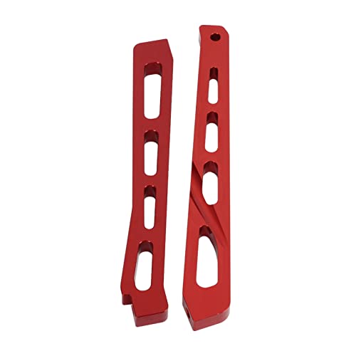 Metall RC Vorne Hinten Chassis Klammer Aluminiumlegierung Vorne Hinten Chassis Klammer Unterstützung Upgrades Teil Für ARRMA 1/7 1/8 RC Auto Absturz - Verschleißfestigkeit (Rot) von CHICIRIS