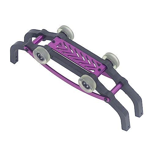 Montiert Wheelie Bar, Aluminiumlegierung und Nylon Leichte RC Auto Wheelie Bar Montage Hohe Härte, für Modifikation (Lila) von CHICIRIS