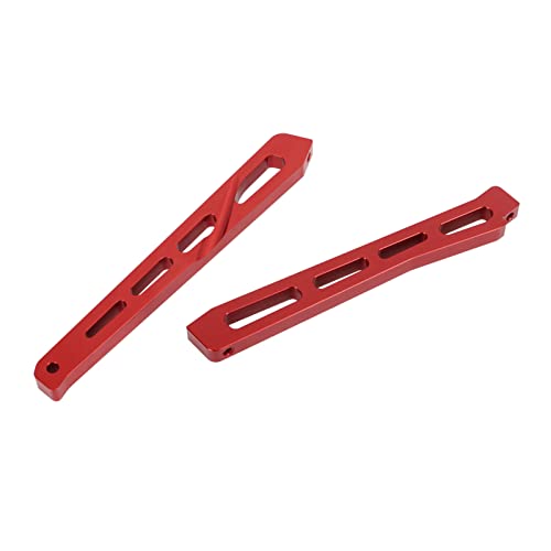 RC-Fahrwerk Halterung, Vordere hinten Fahrgestell Aluminiumlegierung Exquisite Schlagfest Anti-Verformung CNC-bearbeitet für 1/7 1/8 RC Auto (Rot) von CHICIRIS