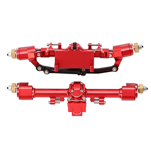RC Hinterachse RC Metallwelle RC Achse RC Welleneinheit, Erhöhte Schultern Stable PerPortal Wellenform Portalachse Langlebig für RC Ersatzwellen (Rot) von CHICIRIS