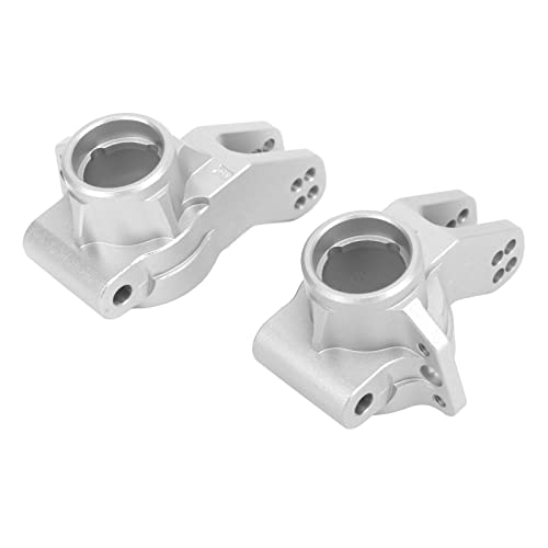 RC hinten Nabenhalter Aluminiumlegierung RC Auto Upgrade Teile für ARRMA 1/7 1/8 RC Autos Verformt Nicht Leicht Verschleißfest (Silber) von CHICIRIS