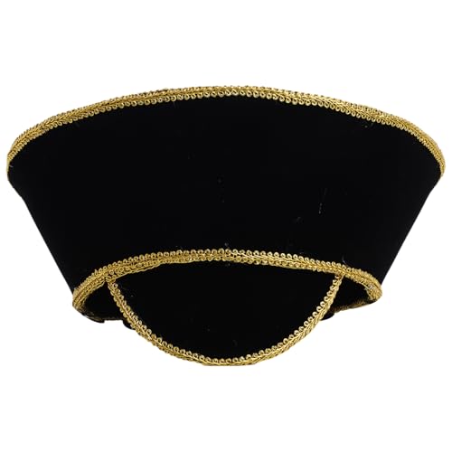 CHICTRY Damen Kapitänsmütze Flizhut Militärhut Kopfbedeckung Party Rave Hut Kapitän Kappe Antike Königin Hut Fasching Mottoparty Gold One Size CHICTRY Damen Kapitänsmütze Flizhut Militärhut Kopfbedeckung Party Rave Hut Kapitän Kappe Antike Königin Hut Fasching Mottoparty Gold One Size von CHICTRY