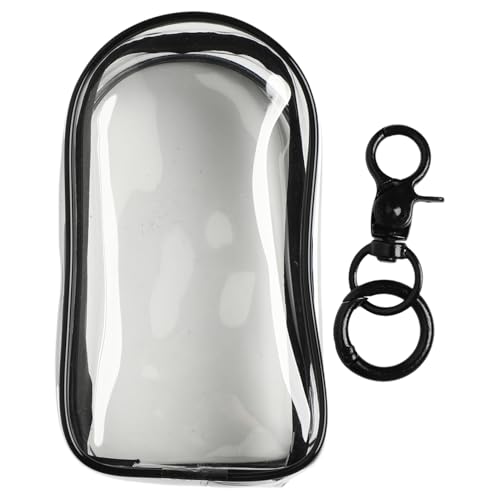 CHICTRY Figurentasche tragbare Puppenaufbewahrungstasche Hängende Blind Box Aufbewahrungstasche mit Schlüsselring Black 17.2 * 11.5cm One Size von CHICTRY