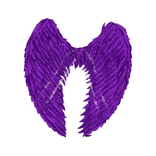 CHICTRY Metallic Glitter Feather Angel Wings Dress Up Feather Headwear Für Halloween Bühnenauftritt Typ 1 Einheitsgröße von CHICTRY