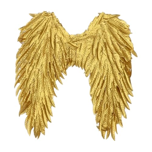 CHICTRY Metallic Glitter Feather Wings Angel Foil Tinsel Headband Für Halloween Bühnenauftritt Typ 1 Einheitsgröße von CHICTRY