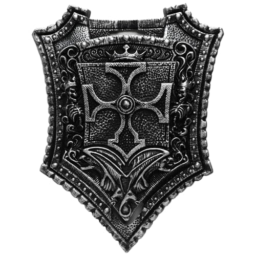 CHICTRY Mittelalterliche Gladiator Waffen Wikinger Schild Schwert Krieger Schild Spielzeug für Rollenspiel Party Typ A One Size von CHICTRY