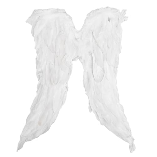 CHICTRY Realistische Engel-Cosplay-Flügel Halloween-Kostüm Weiße Federflügel Performance-Requisiten CHICTRY Realistische Engel-Cosplay-Flügel Halloween-Kostüm Weiße Federflügel Performance-Requisiten von CHICTRY