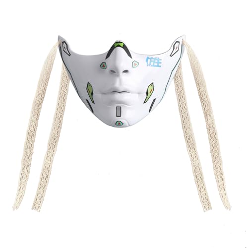 CHICTRY Steam Punk Phantom Maske Mechanische Cyborg Maske für Mardi Gras Thematische Party Typ D One Size von CHICTRY
