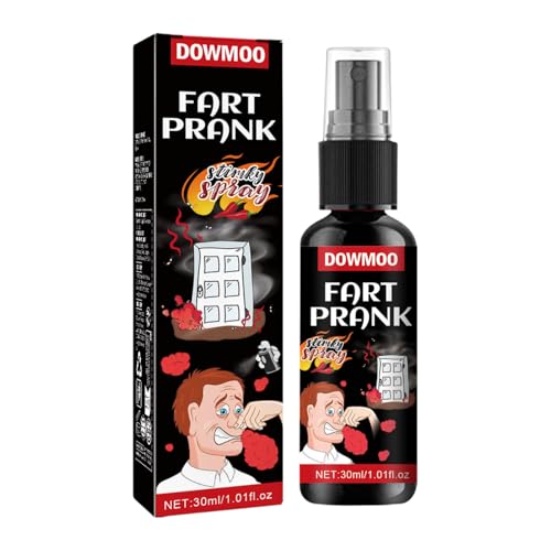 CHICTRY Stinkiges Spray Set Stinkfurz Spray – Lustiges Und Witziges Gag Und Streichspiel Für Halloween Typ 1 One Size CHICTRY Stinkiges Spray Set Stinkfurz Spray – Lustiges Und Witziges Gag Und Streichspiel Für Halloween Typ 1 One Size von CHICTRY