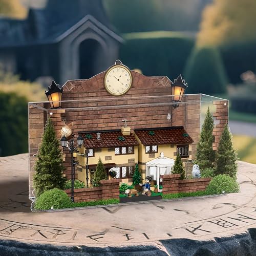 Acryl-Vitrine, kompatibel mit Lego 76451 Ligustrum Road Kit, staubdicht, UV-beständige transparente Box (Modell nicht im Lieferumfang enthalten) von CHIFENMS