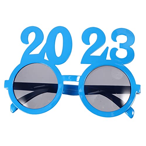 CHILDWEET 1 Paar 2023 Digitale Brille Damen Stirnbänder Party-brille 2023 Zahlenbrille Seniorenschärpe 2023 Brille 2023 Sonnenbrillen Männer New Fräulein Stk Silvester Dekorativer Spiegel von CHILDWEET