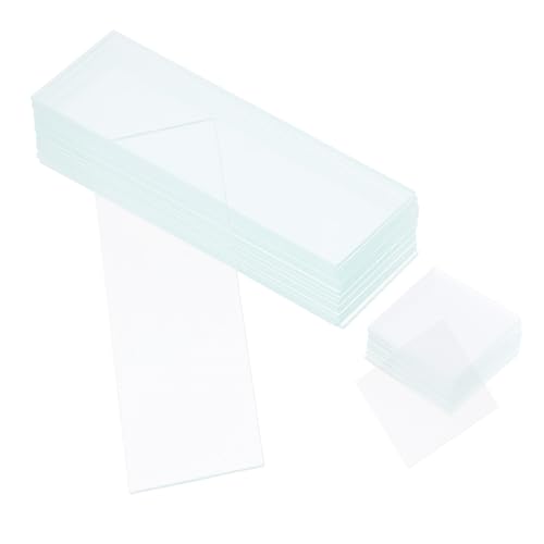 CHILDWEET Mikroskop-objektträger-set 50 Stück Blank 100 Stück Vorgereinigte Deckgläser 20 X 20 Mm Sicher Ohne Rand Für Die Ausbildung CHILDWEET Mikroskop-objektträger-set 50 Stück Blank 100 Stück Vorgereinigte Deckgläser 20 X 20 Mm Sicher Ohne Rand Für Die Ausbildung von CHILDWEET