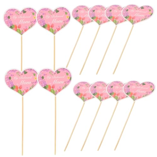 CHILDWEET 1 Satz Torteneinsätze Zum Muttertag Kuchen -topper Cupcake-boxen Liner Cupcake -stand Babygeburtstag Dekorationen Cupcake-topper Tortenaufsatz Für Die Babyparty Essen Holz 48st CHILDWEET 1 Satz Torteneinsätze Zum Muttertag Kuchen -topper Cupcake-boxen Liner Cupcake -stand Babygeburtstag Dekorationen Cupcake-topper Tortenaufsatz Für Die Babyparty Essen Holz 48st von CHILDWEET