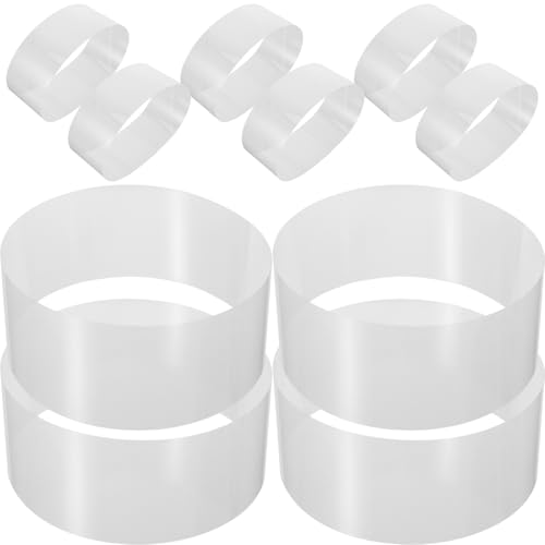 CHILDWEET 6 Zoll Geburtstagstortenkragen Mousse Cake Collar Cake Wrappers 100 Blatt Packung Für Kuchendekorationen von CHILDWEET