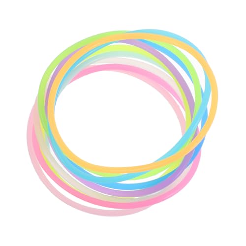 CHILDWEET Elegante Silikonarmbänder 10 Stück Jelly-armbänder Im Dunkeln Leuchtende Silikon-haargummis Massen-silikonbänder Für Besondere Anlässe CHILDWEET Elegante Silikonarmbänder 10 Stück Jelly-armbänder Im Dunkeln Leuchtende Silikon-haargummis Massen-silikonbänder Für Besondere Anlässe von CHILDWEET