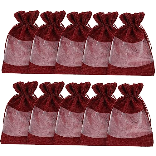 CHILDWEET 10st Beutel Mit Kordelzug Für Süßigkeiten Faltbar Weiße Taschen Mit Griffen Jutebeutel Kleine Stofftaschen Taschen Masse Behälter Mülleimer Organzabeutel Groß Große Taschen Leinen- CHILDWEET 10st Beutel Mit Kordelzug Für Süßigkeiten Faltbar Weiße Taschen Mit Griffen Jutebeutel Kleine Stofftaschen Taschen Masse Behälter Mülleimer Organzabeutel Groß Große Taschen Leinen- von CHILDWEET