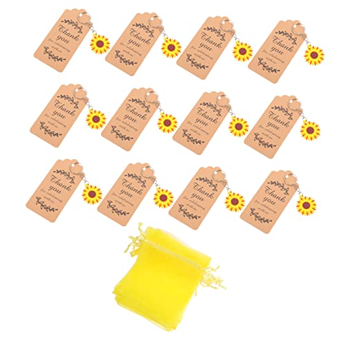 CHILDWEET Schlüsselanhänger Mit Sonnenblumen- 12 Gastgeschenke Handtaschenanhänger Für Jungen Mädchen Und Frauen CHILDWEET Schlüsselanhänger Mit Sonnenblumen- 12 Gastgeschenke Handtaschenanhänger Für Jungen Mädchen Und Frauen von CHILDWEET