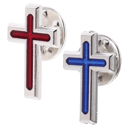 CHILDWEET 2 Stück Brustknopf Anstecker Wäschenadeln Boutonniere Nadeln Dekoration Krawatte Kleidungsnadel Religiöse Wanddekoration Anstecknadel Für Anzug Kreuzbrosche Silberne CHILDWEET 2 Stück Brustknopf Anstecker Wäschenadeln Boutonniere Nadeln Dekoration Krawatte Kleidungsnadel Religiöse Wanddekoration Anstecknadel Für Anzug Kreuzbrosche Silberne von CHILDWEET