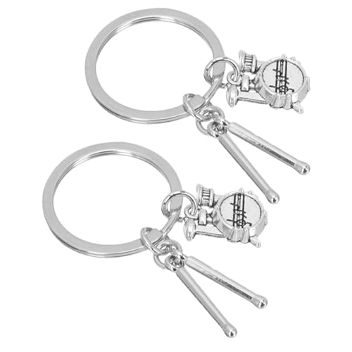 CHILDWEET Trommel-schlüsselanhänger-set 2-teilig Musikinstrument-schlüsselanhänger Für Schlagzeuger Perkussionisten Mitglieder Musikliebhaber von CHILDWEET