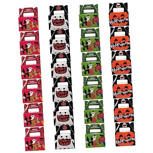 CHILDWEET 24 Stück Kartons Halloween-Tasche Abziehbilder Verbrauchsmaterial Figur Halloween Halloween assecoires Schachteln zum Verpacken von Süßigkeiten Keksdosen Papier CHILDWEET 24 Stück Kartons Halloween-Tasche Abziehbilder Verbrauchsmaterial Figur Halloween Halloween assecoires Schachteln zum Verpacken von Süßigkeiten Keksdosen Papier von CHILDWEET