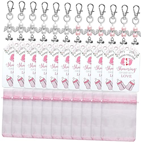 CHILDWEET Engel Schlüsselanhänger Set Hochzeit Baby Shower Metall Schlüsselanhänger Elegante Hängeetiketten Geschenktüten Farbe von CHILDWEET