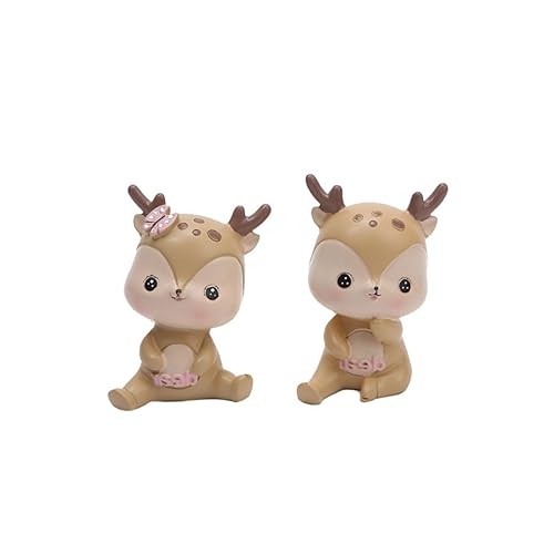 CHILDWEET Harz Handwerk Deerlet Für Kuchen Hause Auto Schreibtisch Einzigartige Y Kuchen Toer CHILDWEET Harz Handwerk Deerlet Für Kuchen Hause Auto Schreibtisch Einzigartige Y Kuchen Toer von CHILDWEET