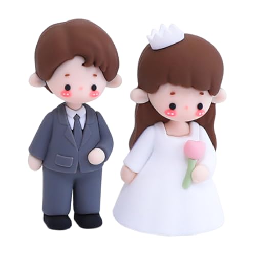 CHILDWEET Miniatur-paar-skulptur Hochzeitstorte Dekoration Mr Mrs Verlobungsdekorationen Für Geburtstags- Und Jubiläumsparty von CHILDWEET