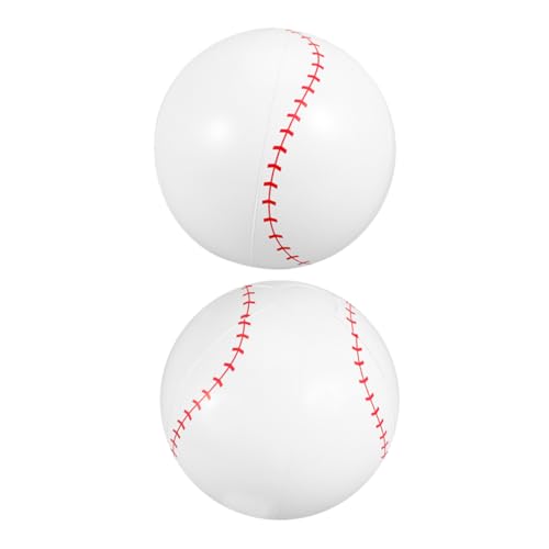CHILDWEET 2-teiliger Aufblasbarer Pvc-strand-baseball Für Outdoor-sportdekorationen von CHILDWEET
