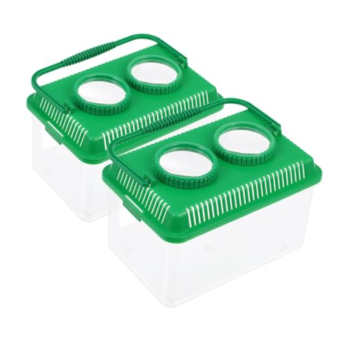 CHILDWEET 2er-box Beobachtungsbox Für Insekten Bausatz Überwachung Fänger Kollektor Qualle Dekoration Käfig Filter Aquarium Beta Kabellos Futterspender Fisch Automatisch Green Abs CHILDWEET 2er-box Beobachtungsbox Für Insekten Bausatz Überwachung Fänger Kollektor Qualle Dekoration Käfig Filter Aquarium Beta Kabellos Futterspender Fisch Automatisch Green Abs von CHILDWEET