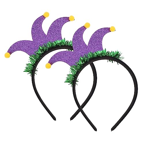 CHILDWEET 2st Haarball Clown Stirnband Cosplay-haarreifen Cosplay -kostüm Cosplay-kopfband Haare Für Die Party Clown-stirnbänder Haarzubehör Stirnband Für Haarreferenz Funkeln Stoff CHILDWEET 2st Haarball Clown Stirnband Cosplay-haarreifen Cosplay -kostüm Cosplay-kopfband Haare Für Die Party Clown-stirnbänder Haarzubehör Stirnband Für Haarreferenz Funkeln Stoff von CHILDWEET