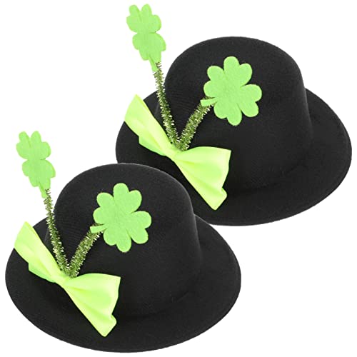 CHILDWEET 2st Klee Haarschmuck Haarnadeln Greifen Französische Haarspangen Hutklammer Haarklammern Klauenclips Für Dünnes Haar Clovers Party Haarspangen Klee Haarspangen Haare Ziehen von CHILDWEET