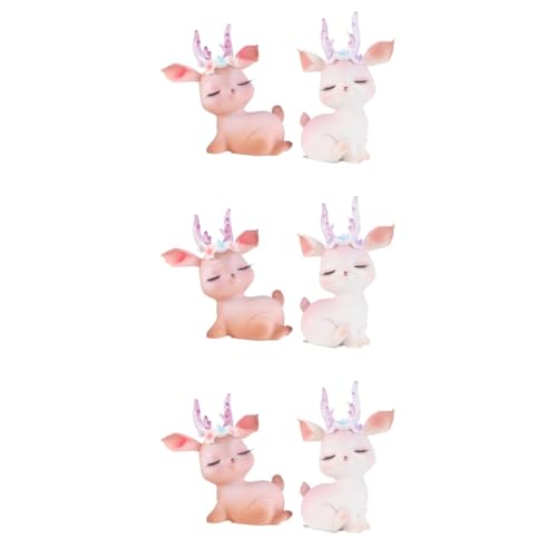 CHILDWEET 3 Sätze Hirschverzierung Sehr Hirsch-ornament-dekoration Süß Rolle Kinderzimmerdeko Room Decoration Kuchendekor in Hirschform Kuchenverzierung Harz Brown 2 Stück * 3 CHILDWEET 3 Sätze Hirschverzierung Sehr Hirsch-ornament-dekoration Süß Rolle Kinderzimmerdeko Room Decoration Kuchendekor in Hirschform Kuchenverzierung Harz Brown 2 Stück * 3 von CHILDWEET
